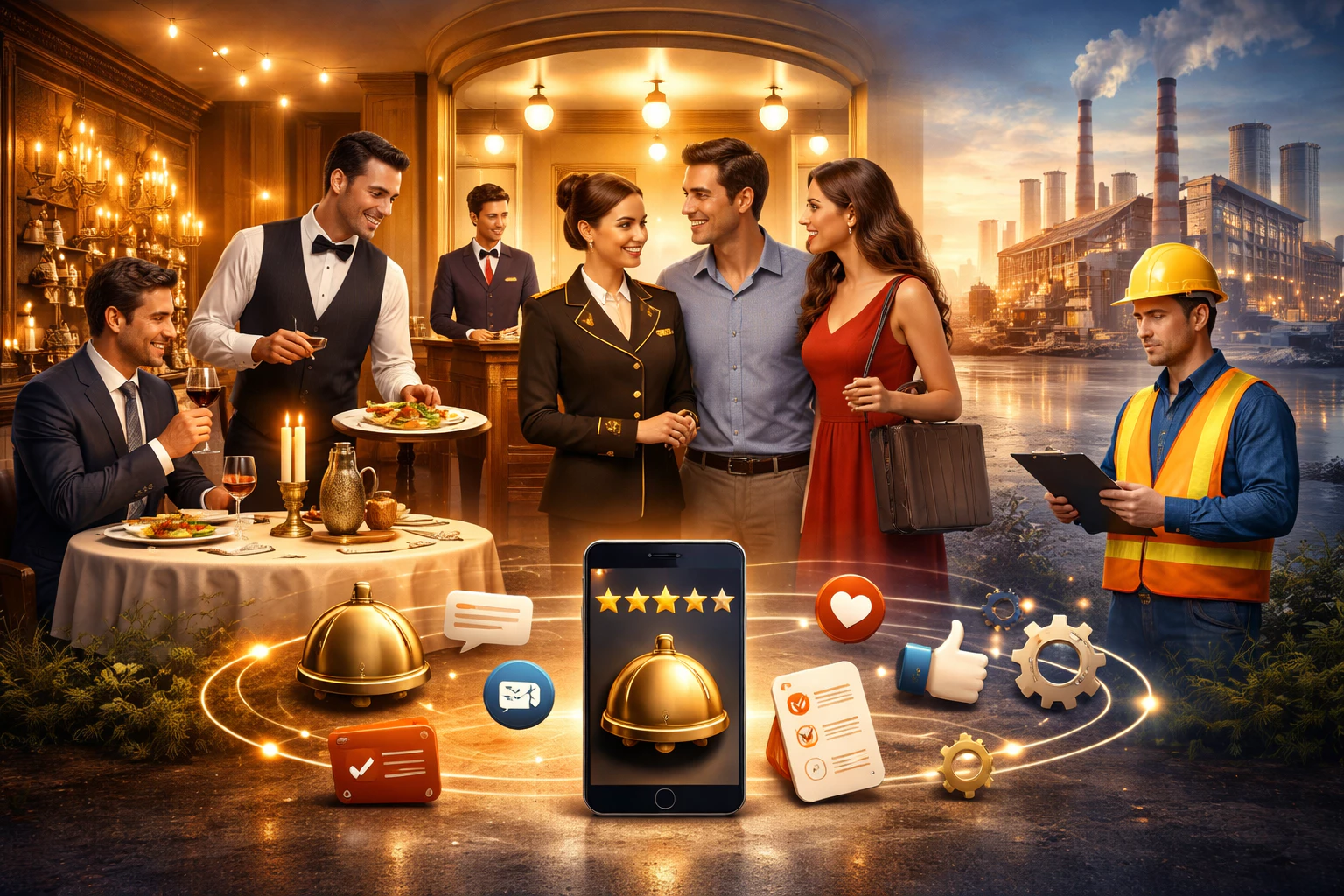 Artigo sobre o que restaurantes e hotéis entenderam sobre experiência do cliente